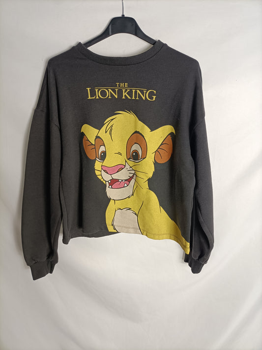 PULL&amp;BEAR. Disney Ts gray sweatshirt