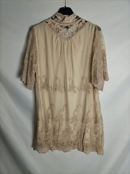 CECI TOKYO. Tulle and lace dress. Yours.