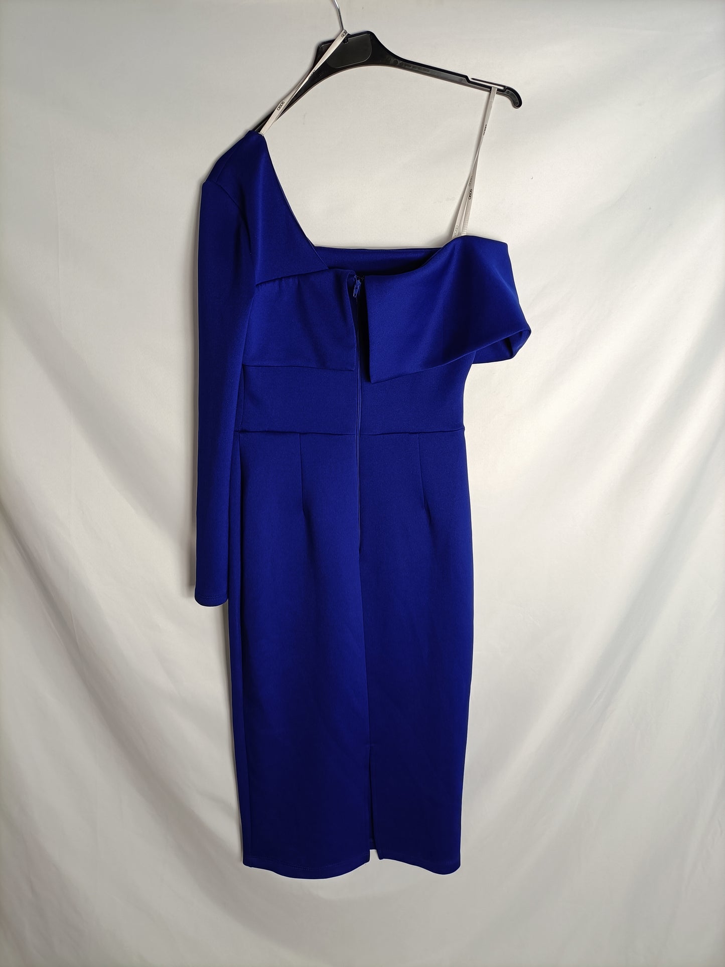 ASOS. Vestido midi azul klein T.38