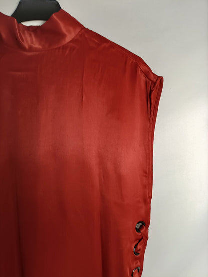 ZARA. Tile top with strings T.xs