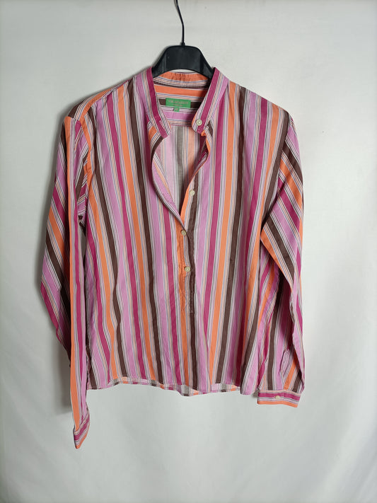 VILAGALLO. Camisa rayas T.42(s)