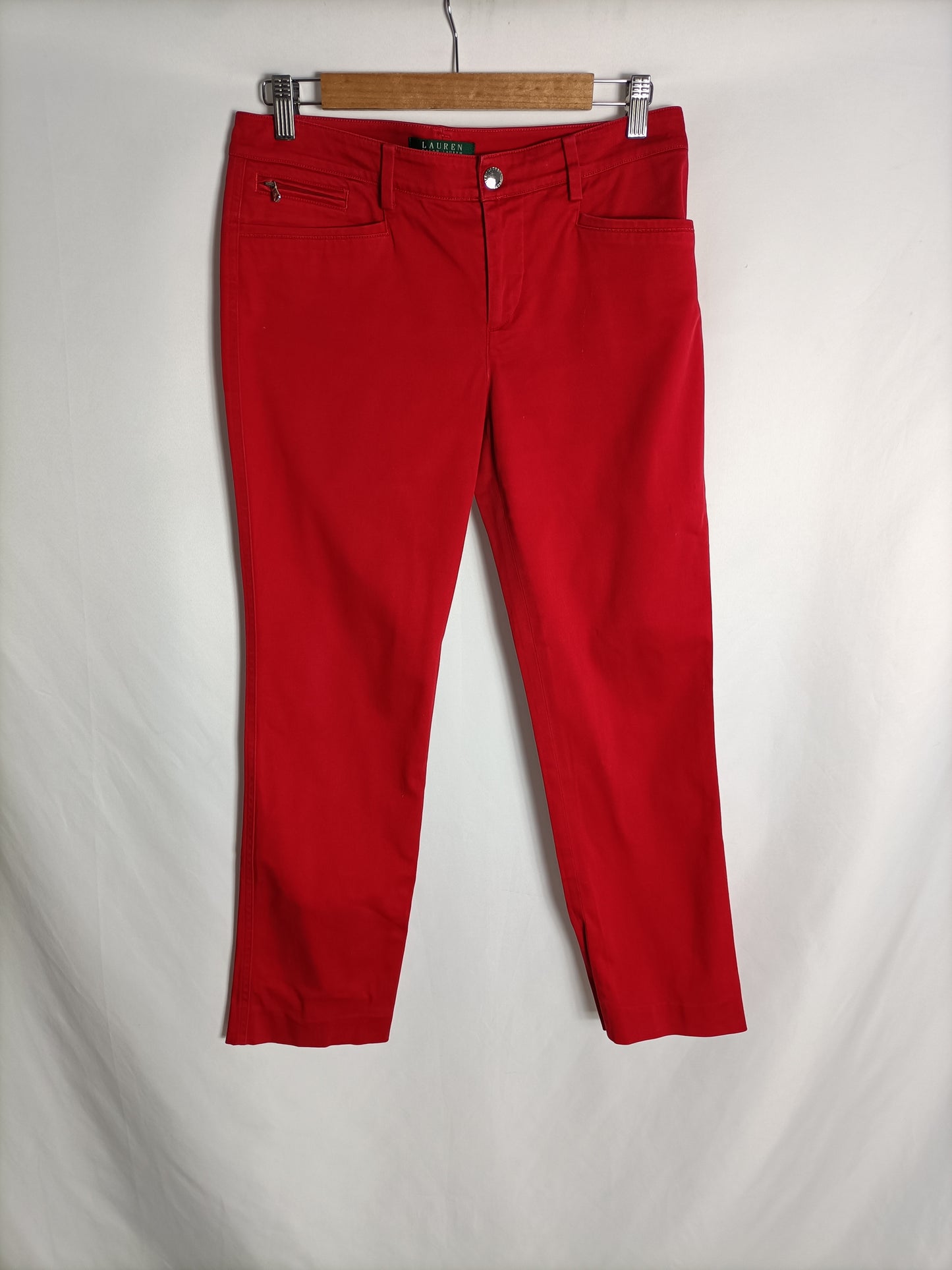 RALHP LAUREN. Red chino trousers S.4(40)
