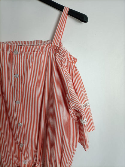 VINCEOTTO. Top rayas cuello barco T.s/m