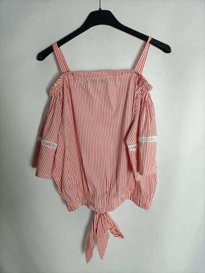 VINCEOTTO. Top rayas cuello barco T.s/m