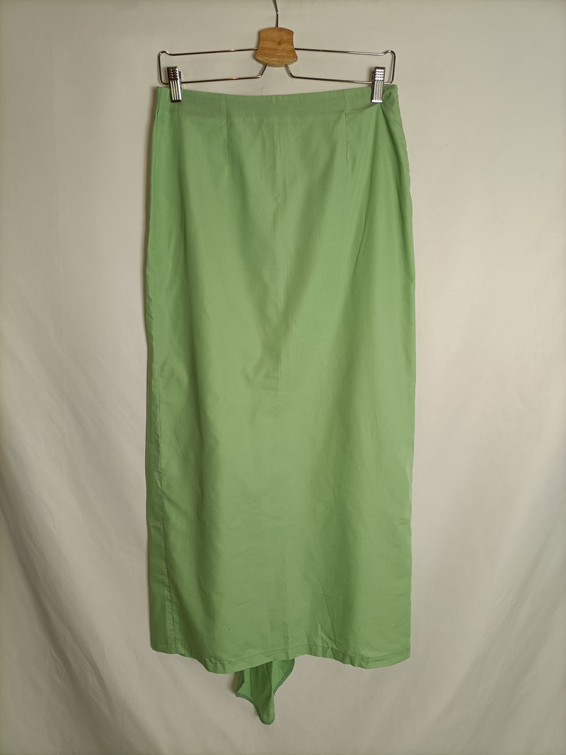 BENNU. Falda larga verde T.m