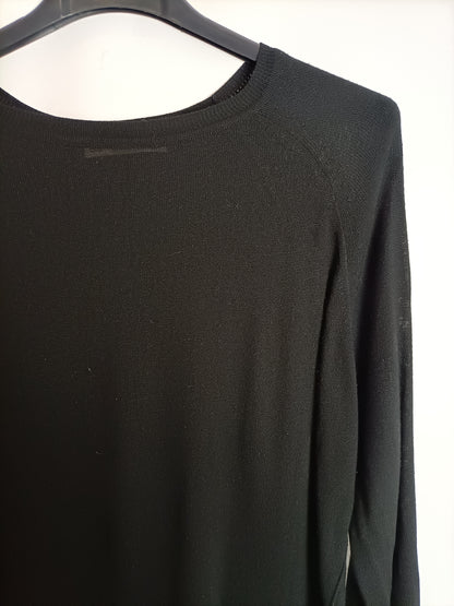 ZARA. Jersey negro fino T.s