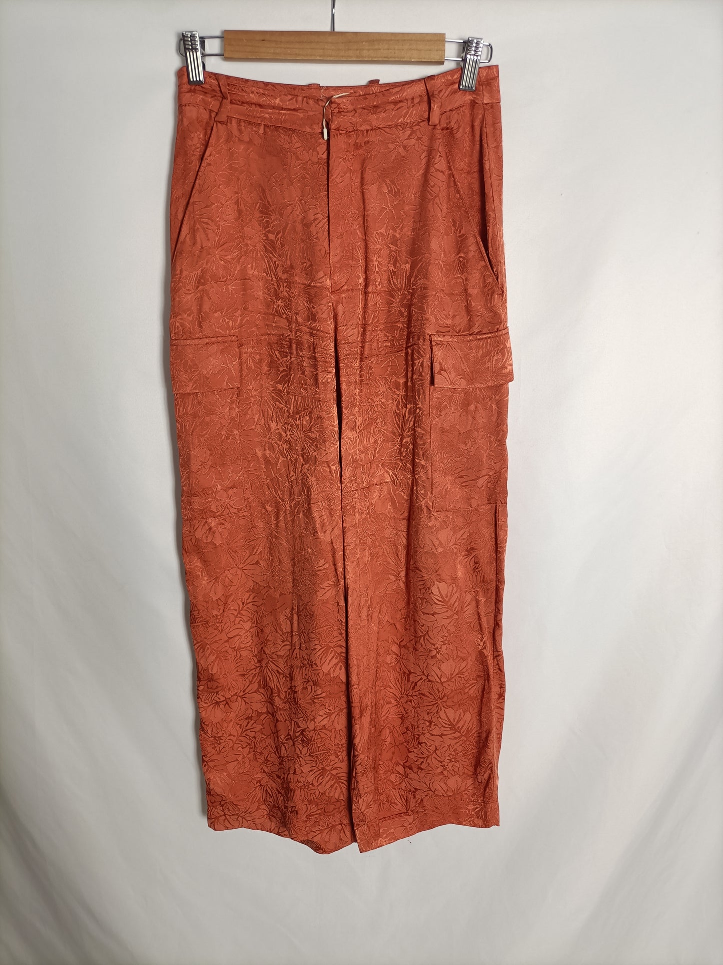 NÍCOLI. Pantalón teja bolsillos T.34