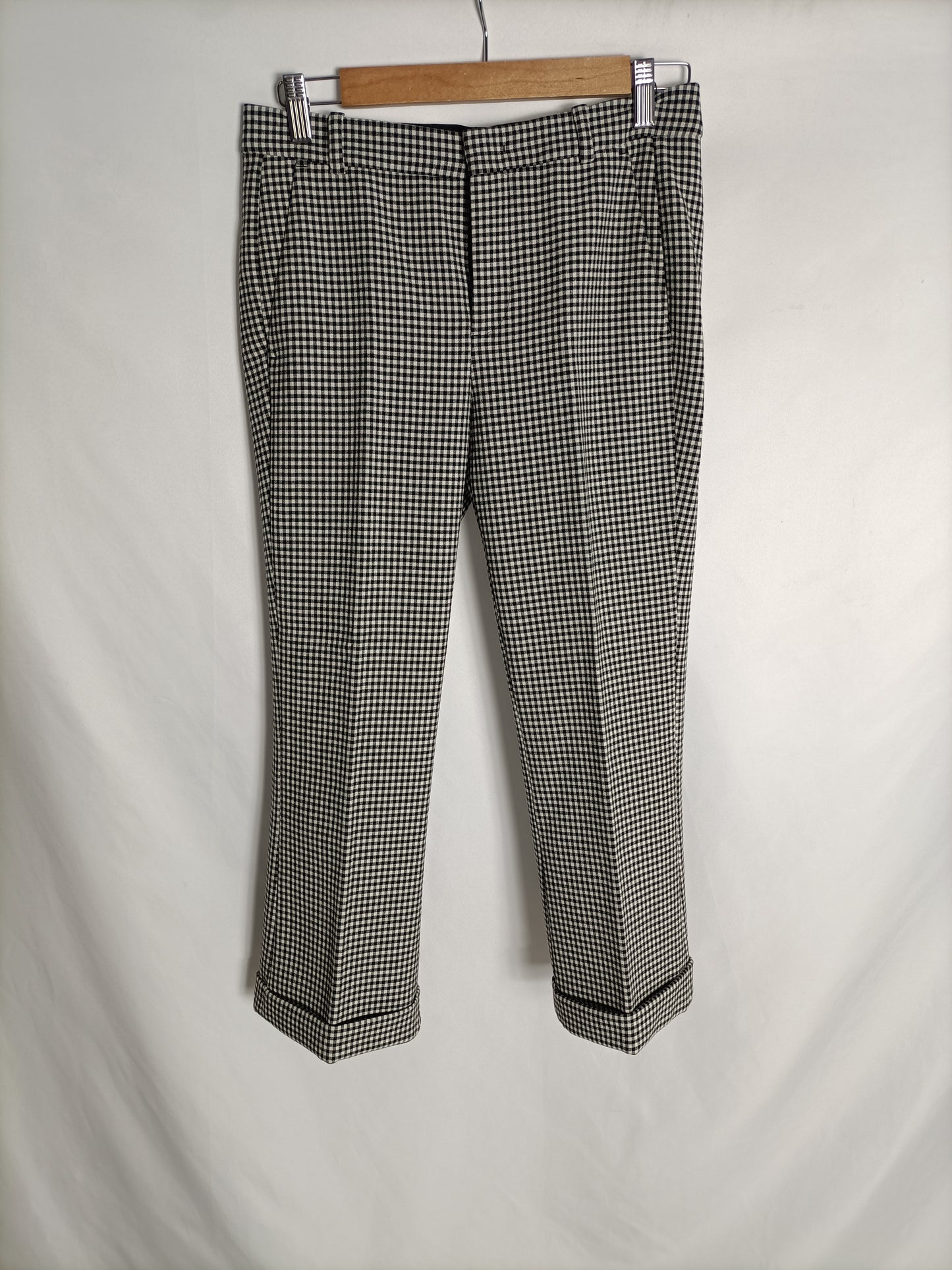 ZARA. Top cuadros vichí T.xs
