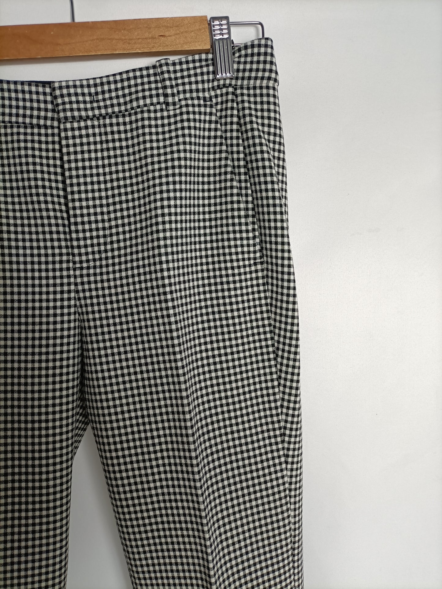 ZARA. Top cuadros vichí T.xs