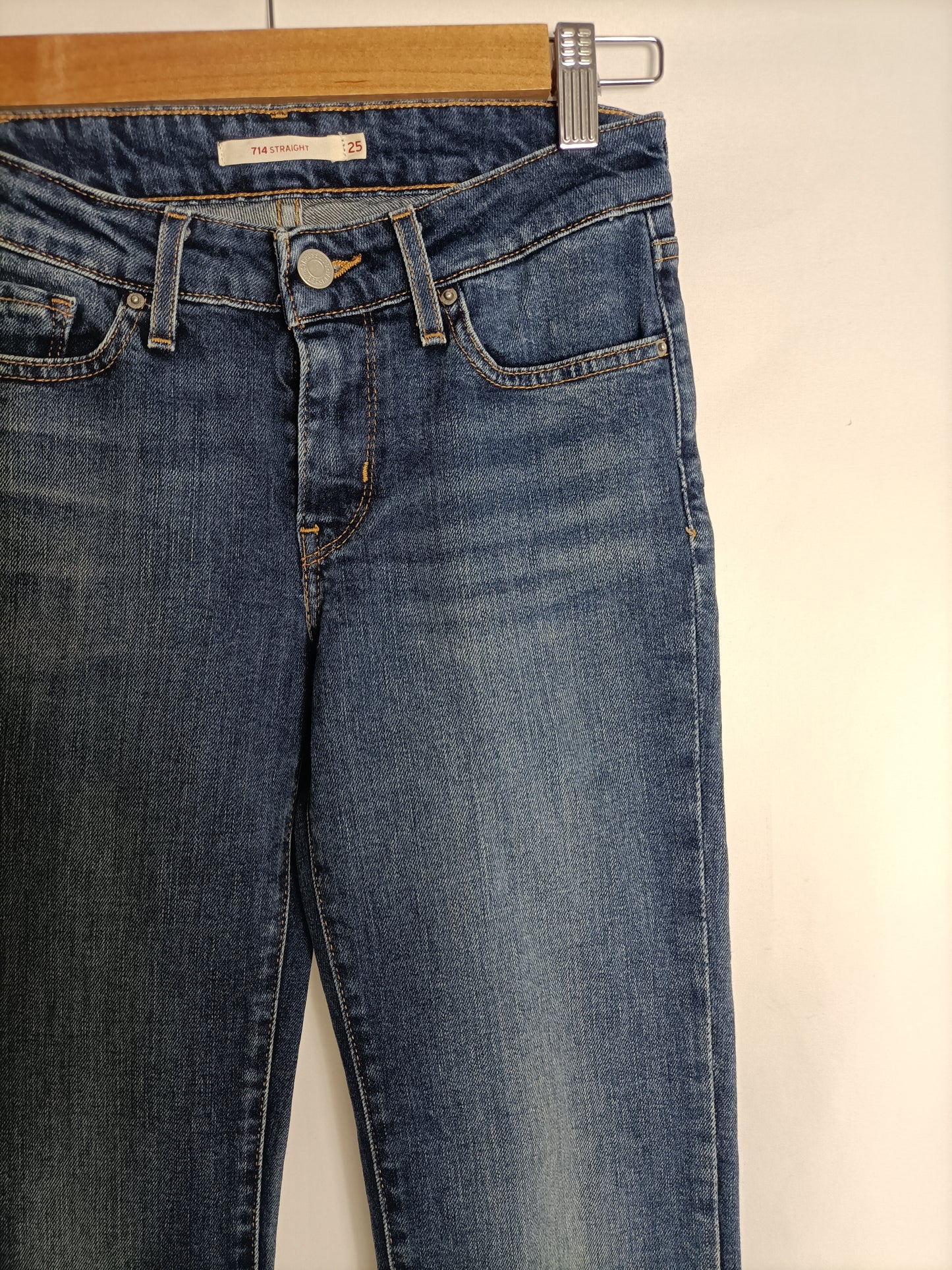 LEVIS. Pantalón denim recto T.u(34)