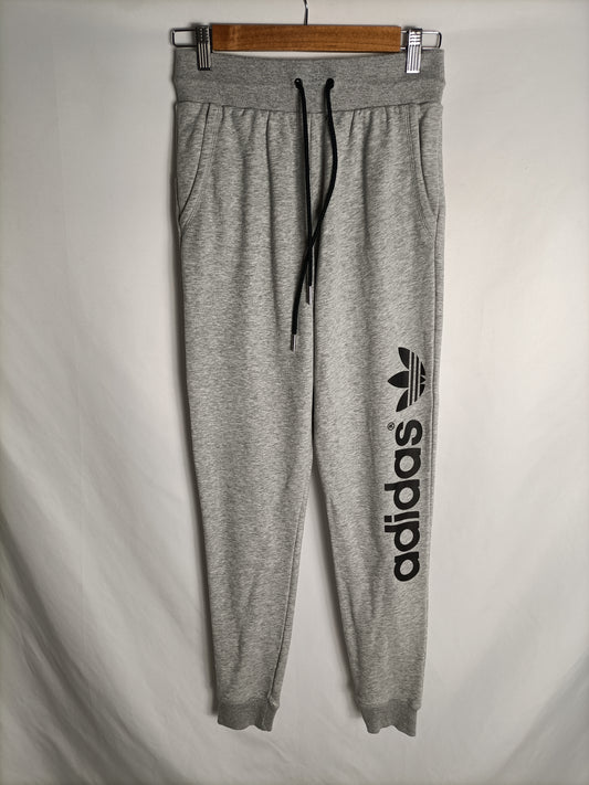 ADIDAS. Grey stretch trousers, size 34