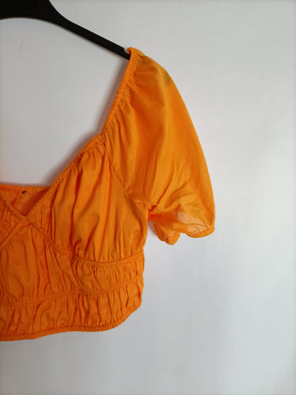 AMERICAN VINTAGE. croptop naranja Tu(s)