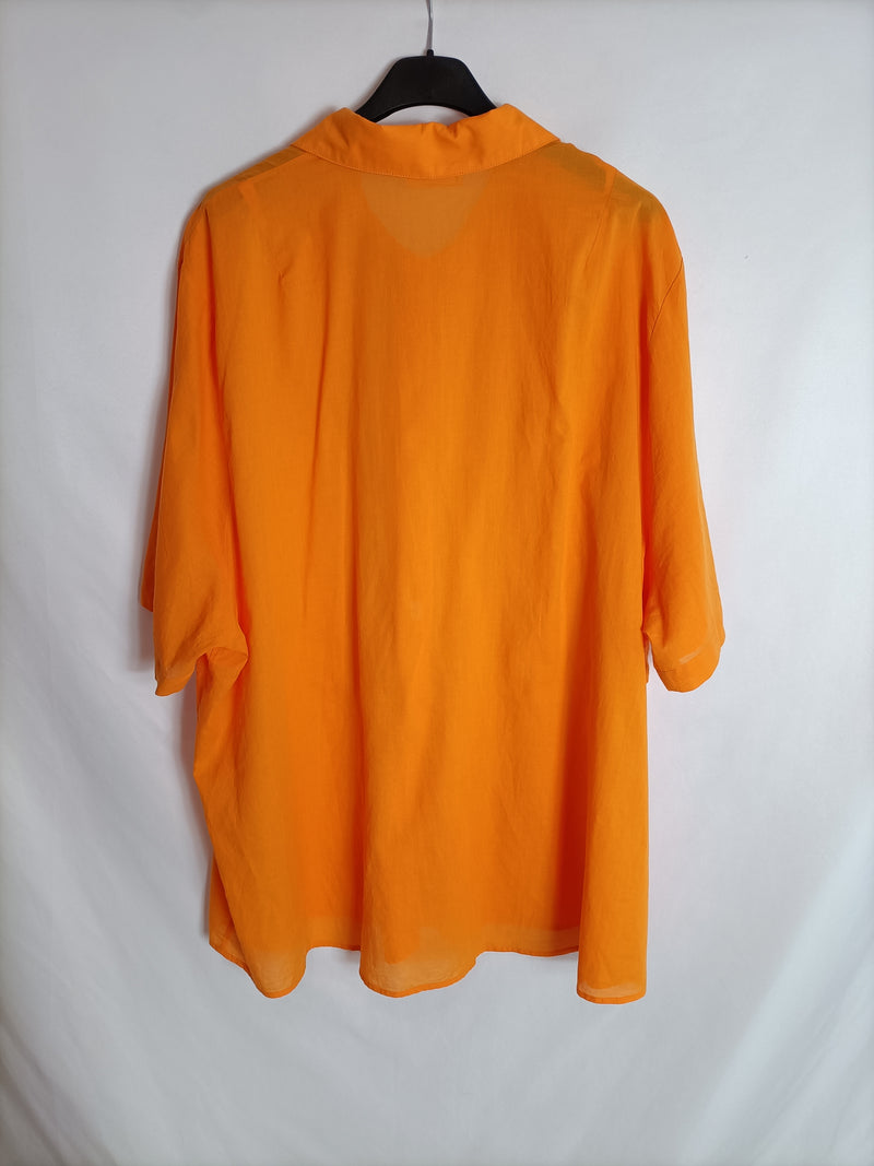 AMERICAN VINTAGE. Blusa naranjas oversized Tu(m/l)