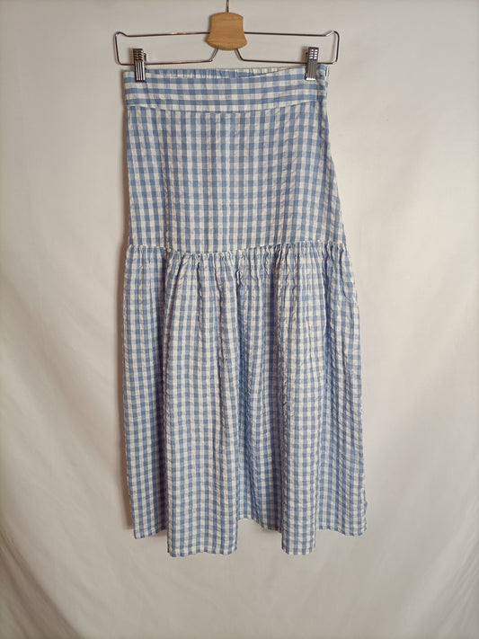 EASY WEAR. Ts gingham skirt