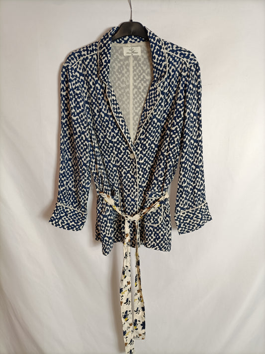 STELLA FOREST. blazer fluida estampado T.38