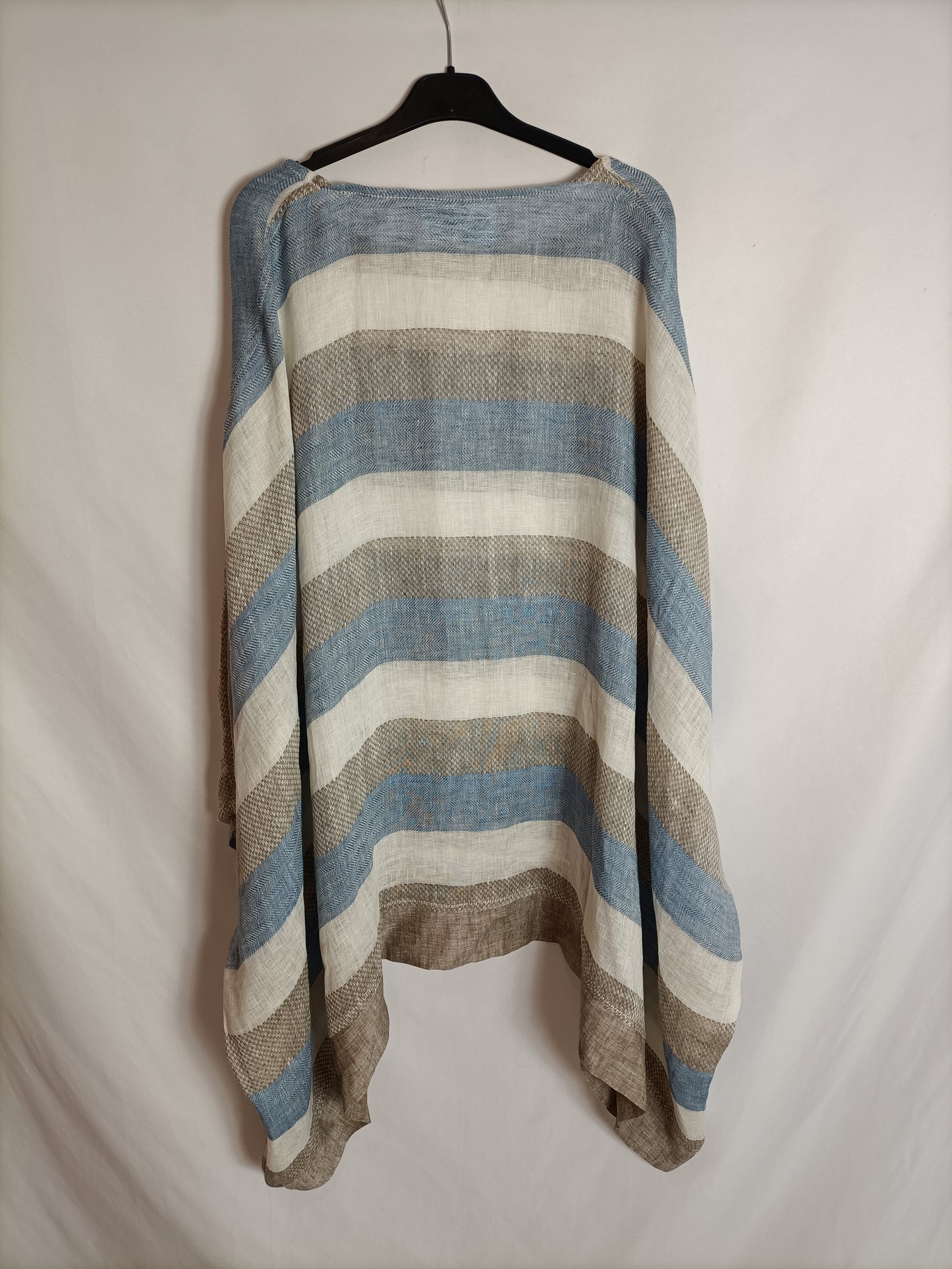 L'ORCHIDEA. TU striped linen kaftan