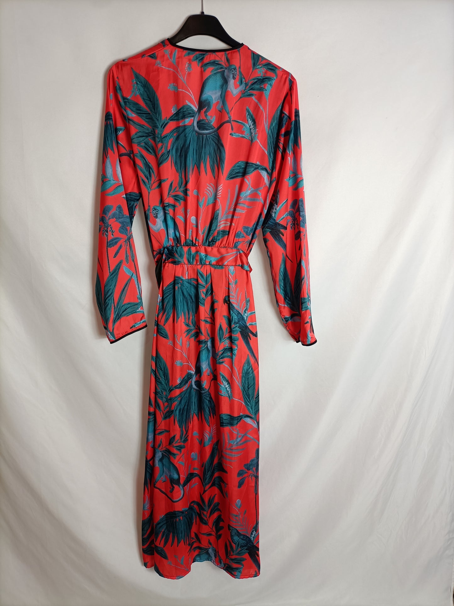 PINK WOLF. Long wrap dress Yours