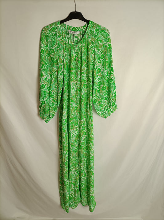 ZARA. Green shirt dress T.xs