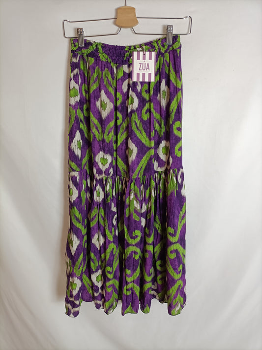 ZUA. Printed flowing skirt Tu(s/m)
