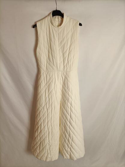 IRON. Quilted beige dress Tm