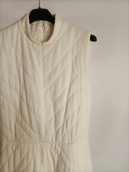 IRON. Quilted beige dress Tm