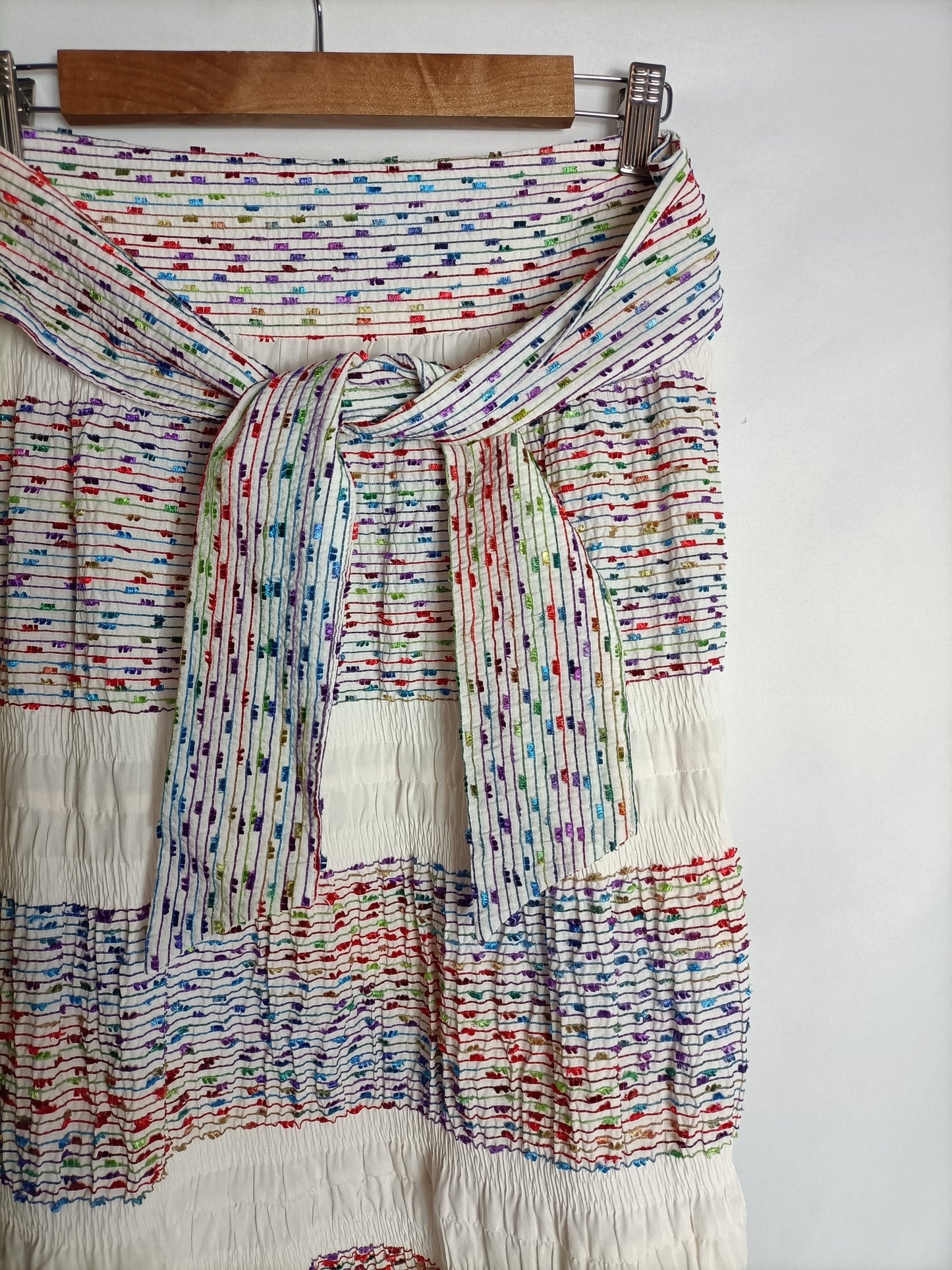 ZARA.Falda larga multicolor T.l