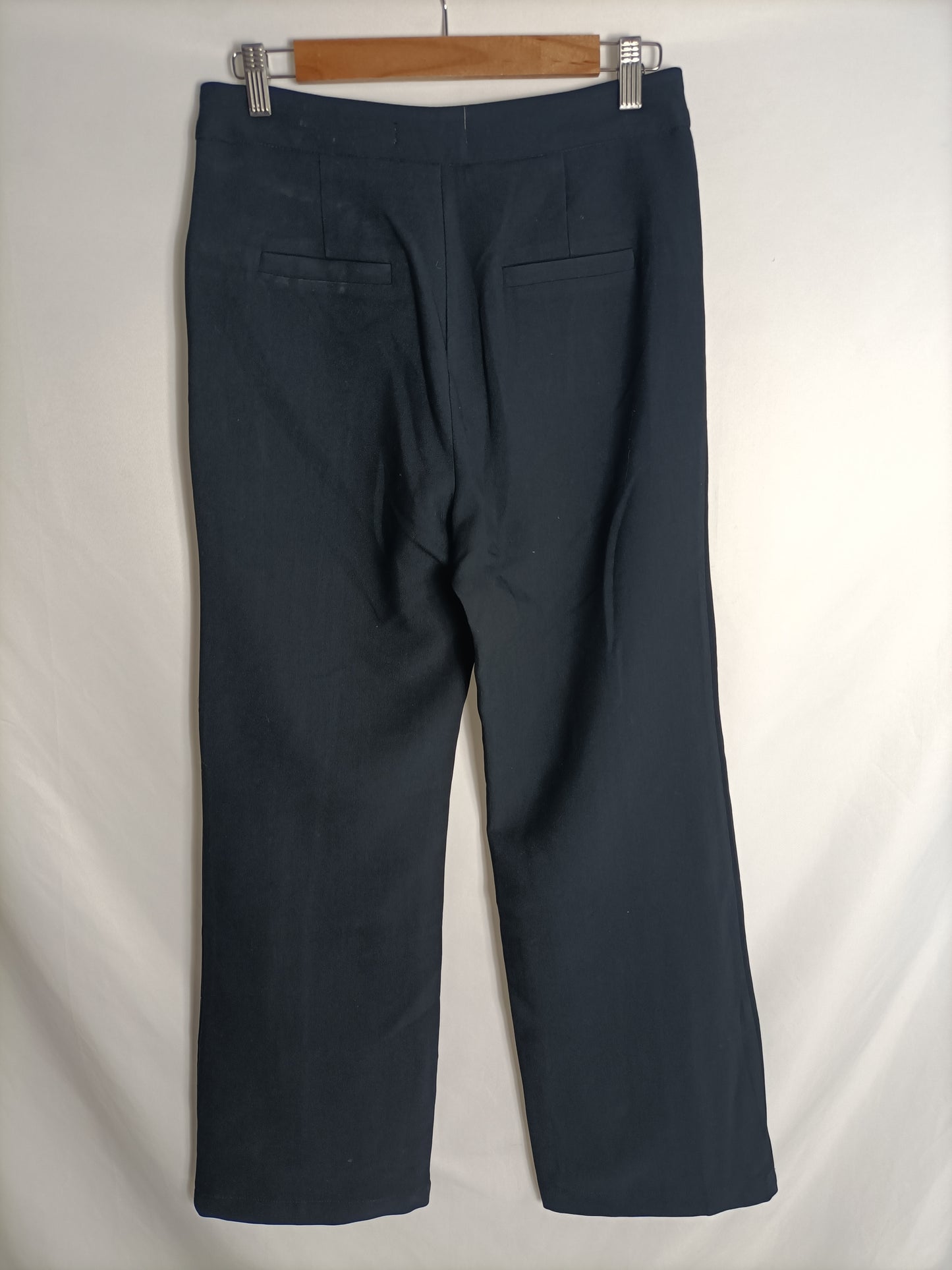CARLOTA&amp;CO. Blue straight-leg trousers Tl