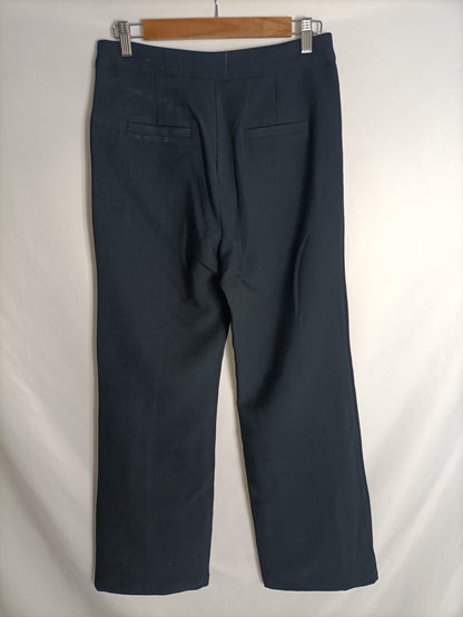 CARLOTA&amp;CO. Blue straight-leg trousers Tl