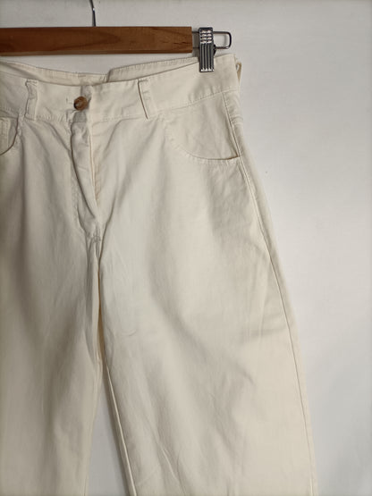WHITE&amp;ONE. Beige culottes, size 38
