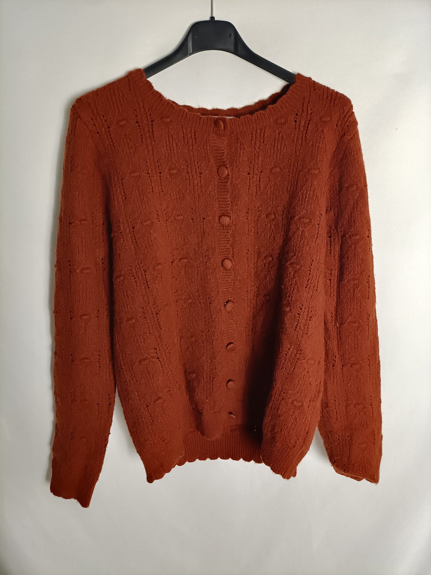 POLIN ET MOI. Tm buttoned tile sweater