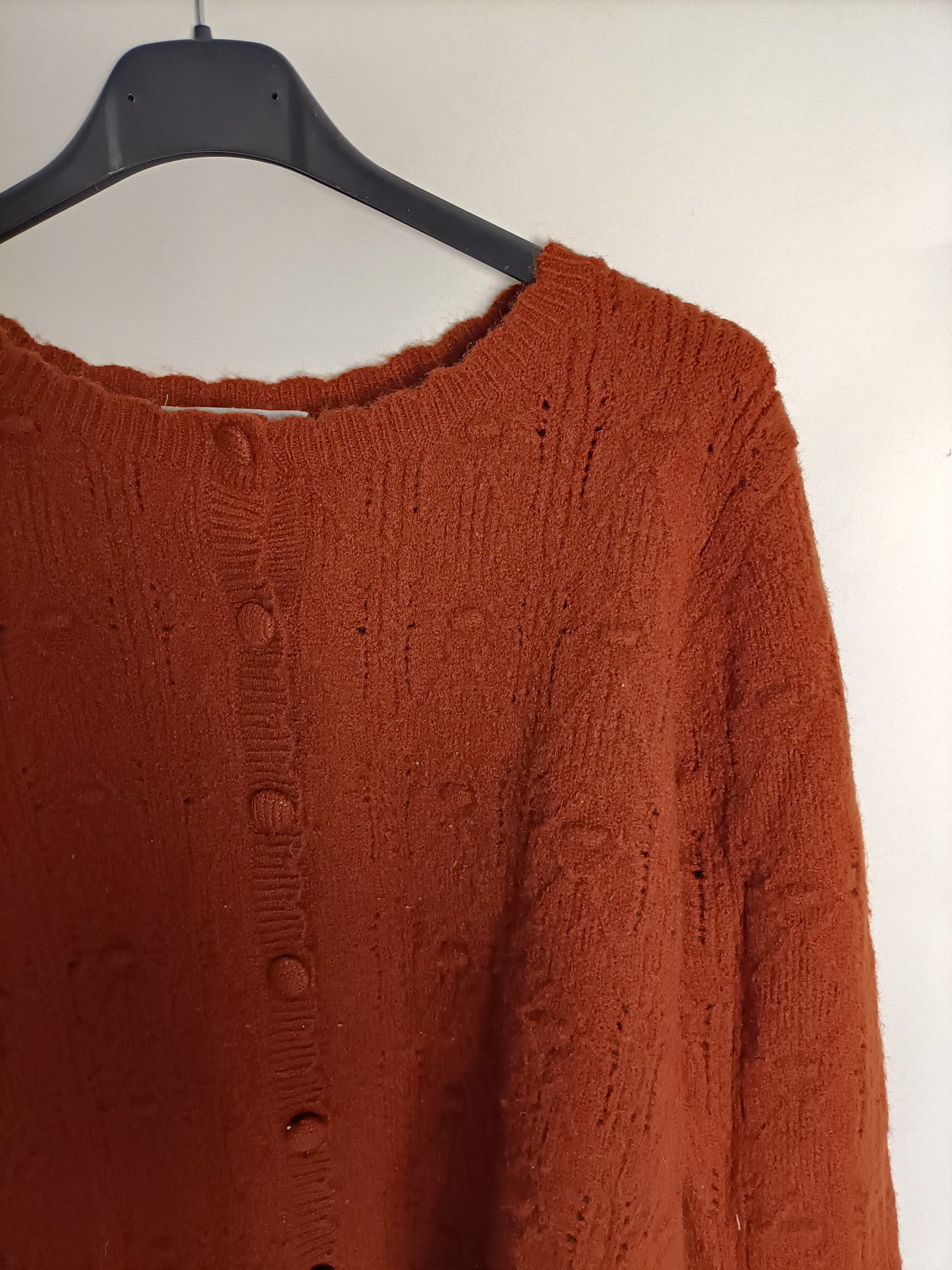 POLIN ET MOI. Tm buttoned tile sweater