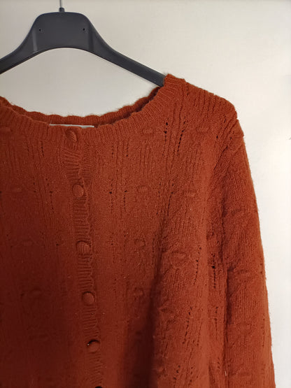 POLIN ET MOI. Tm buttoned tile sweater