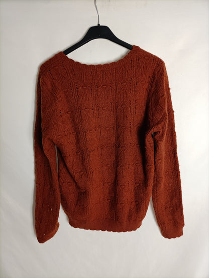 POLIN ET MOI. Tm buttoned tile sweater