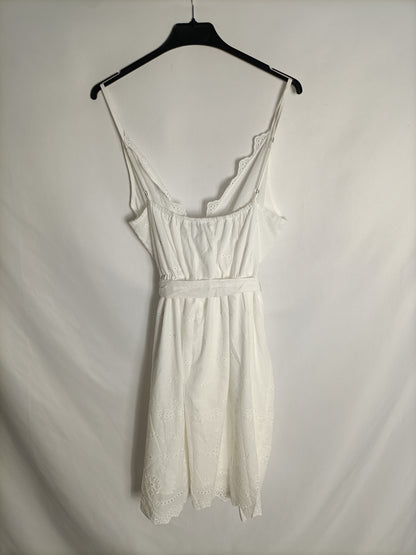 POLIN ET MOI. Die-cut white dress Tm