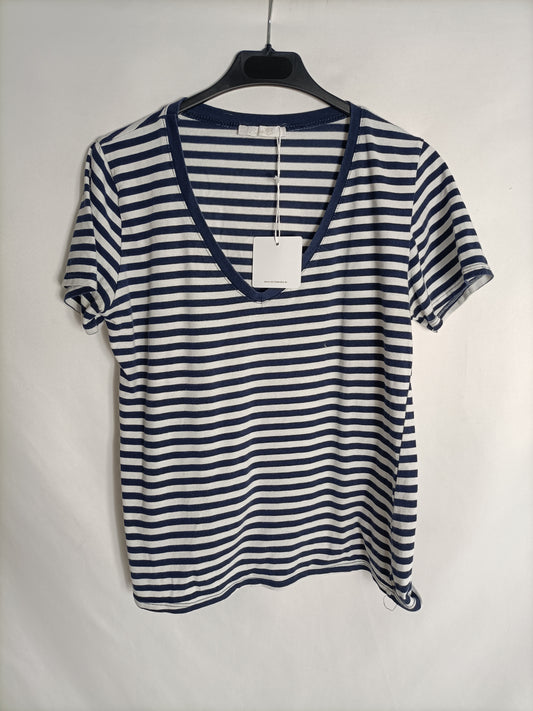 CARLOTA&amp;CO. striped t-shirt Your(s)