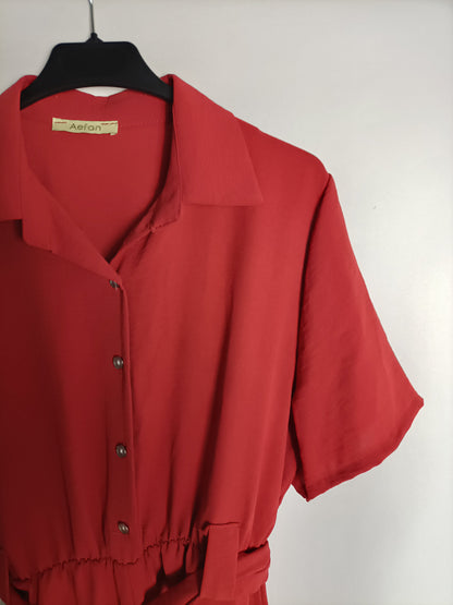 AEFAN. Tile short jumpsuit Tu(s/m)