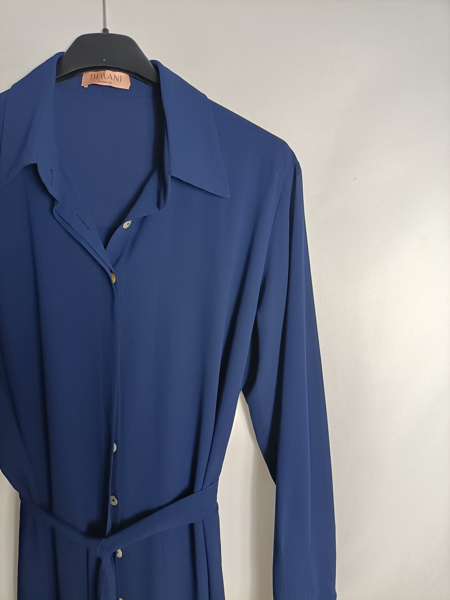 BIMANI.Blue shirt dress Tl