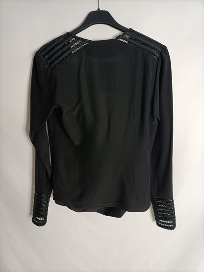 VANDERWILDE.Cross-neck top S.36