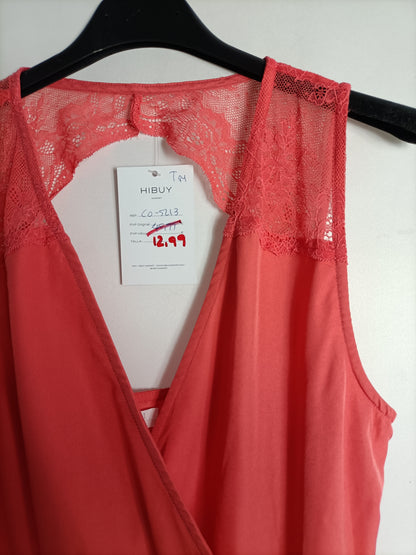 AMICHI. Coral lace dress. TM