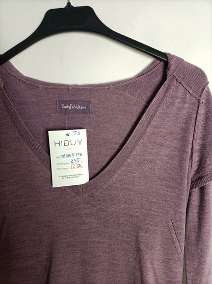 ZADIG &amp; VOLTAIRE. Ts fashionable hooded sweater