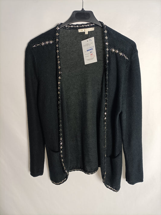 MAJE. Ts chain stitch jacket