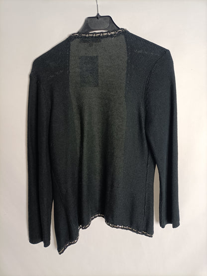 MAJE. chaqueta punto cadena T.s