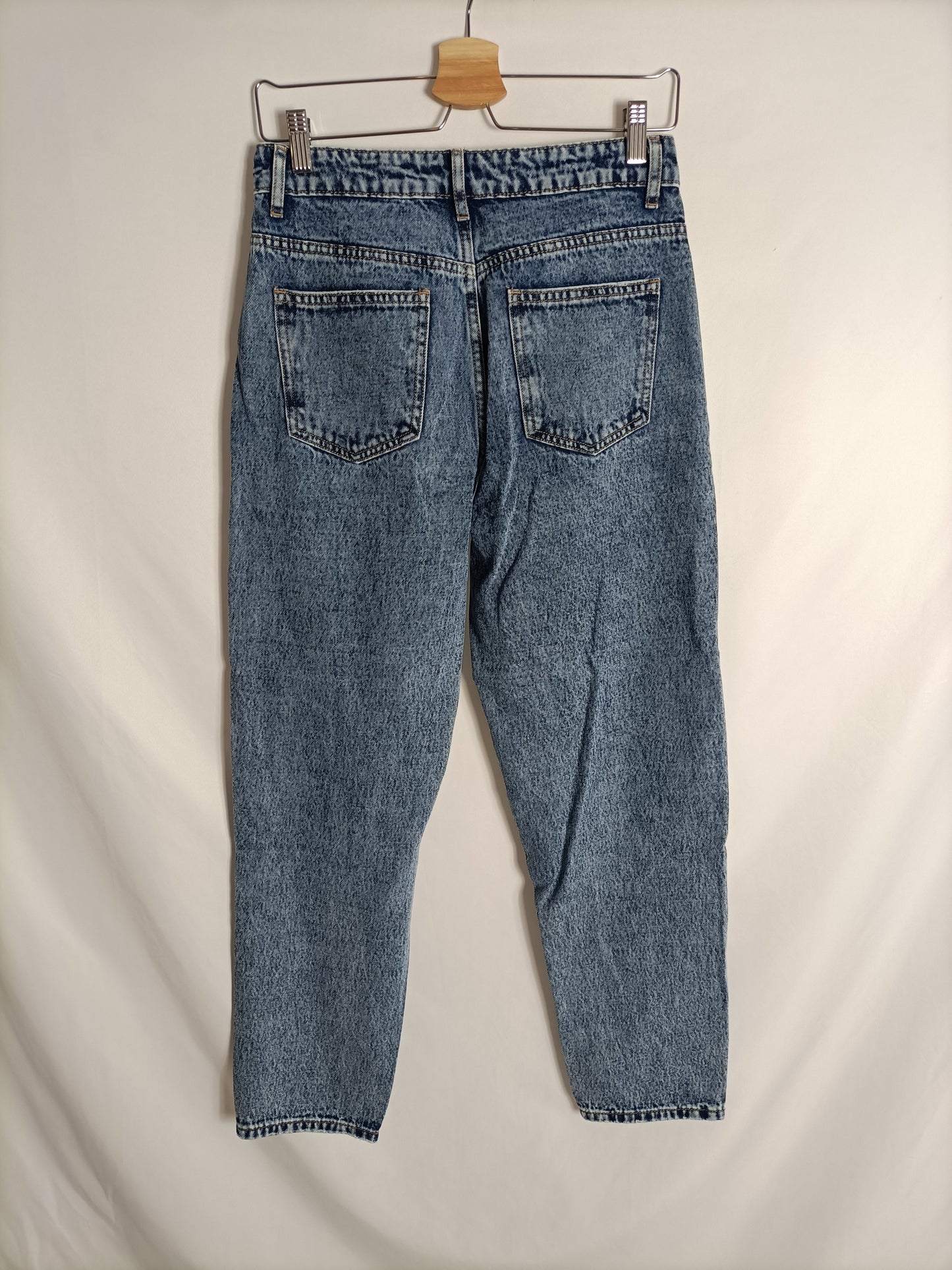 SHEIN. Pantalón parches denim T.s