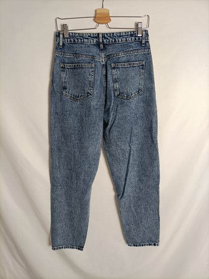 SHEIN. Pantalón parches denim T.s