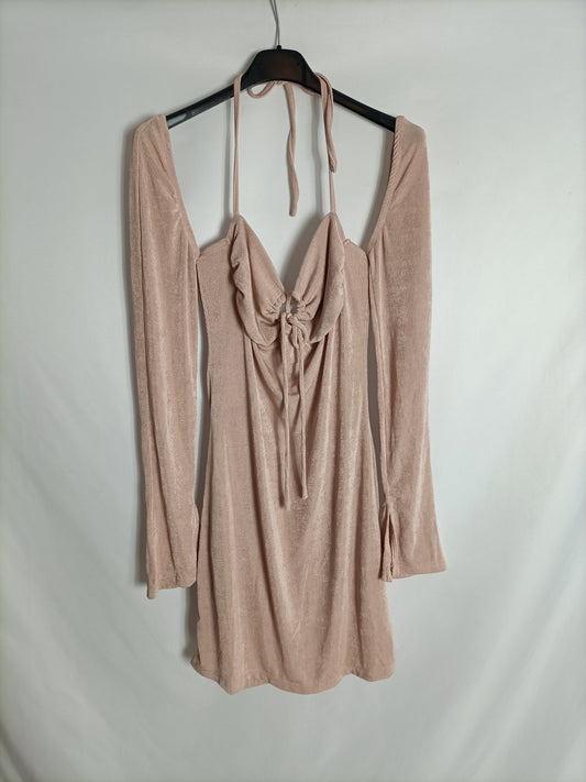 SHEIN. Stretchy Pink Ts Dress