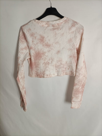 SHEIN. Top tie dye rosa T.s