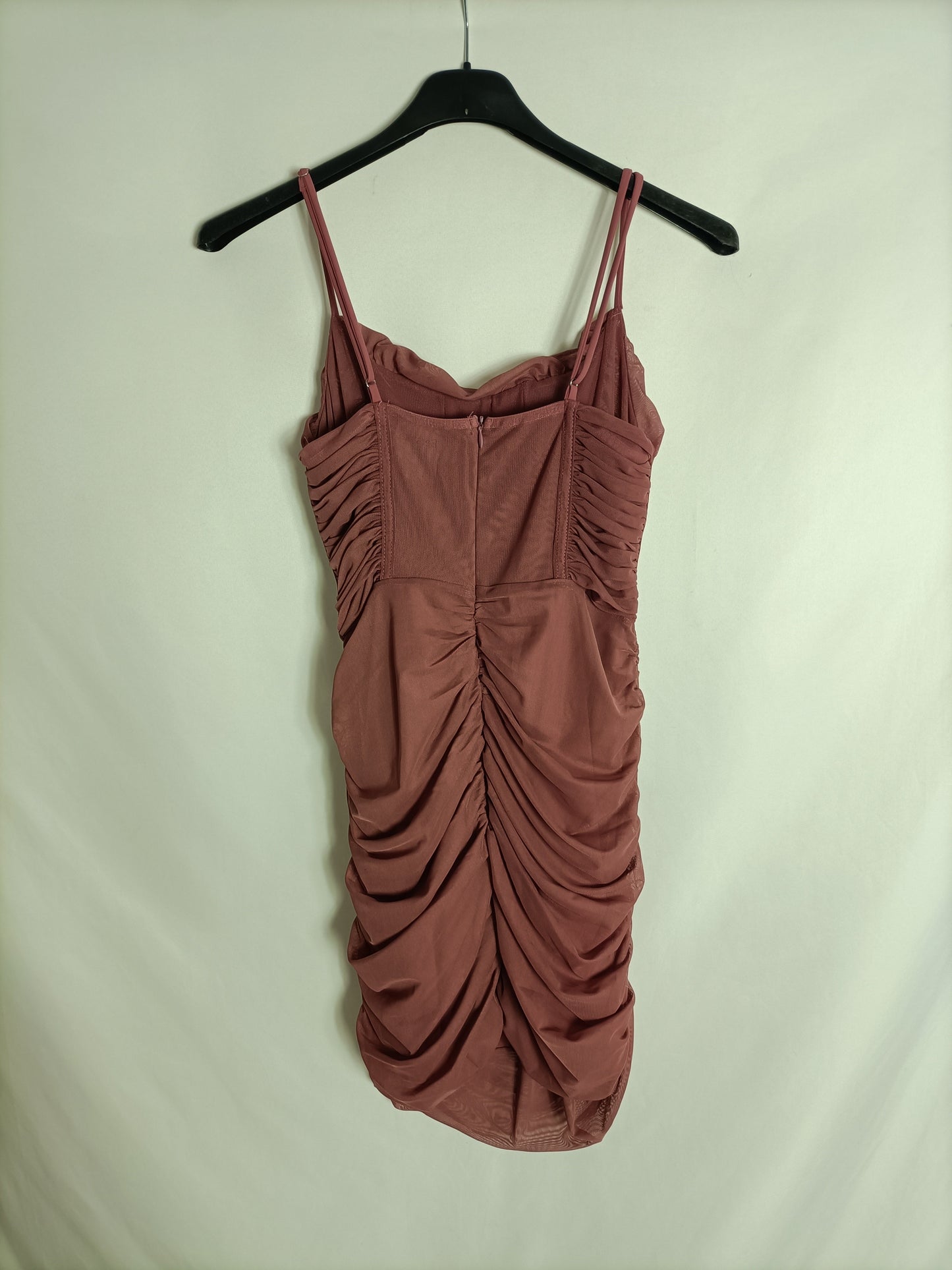 BERSHKA. Pink tulle dress TM