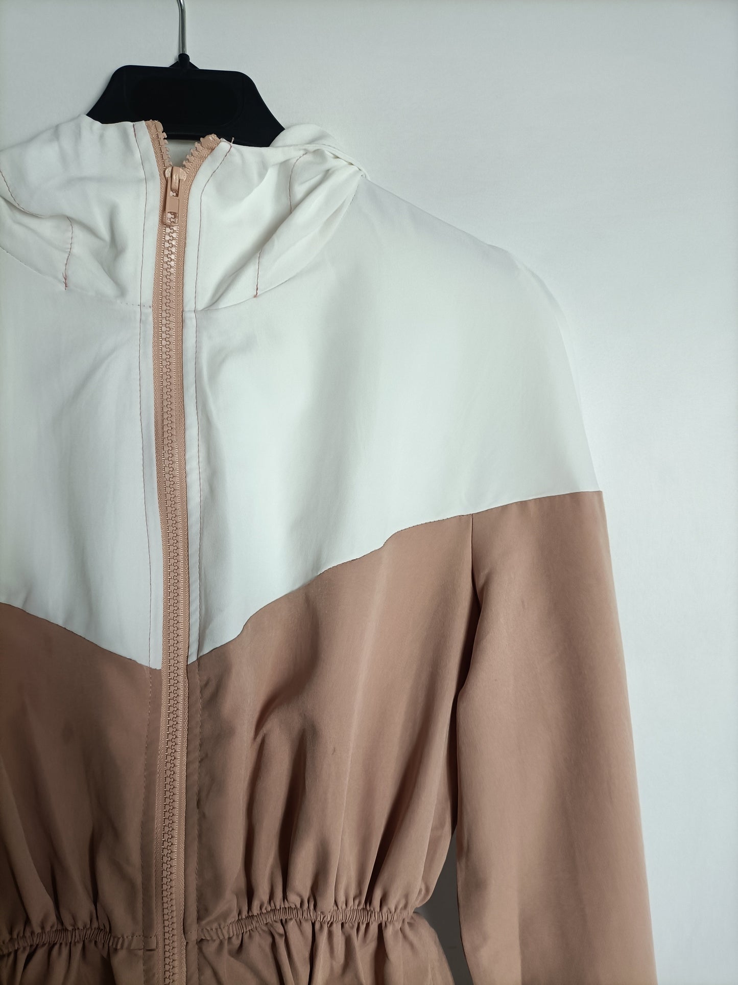 SHEIN. Parka rosa fina T.s