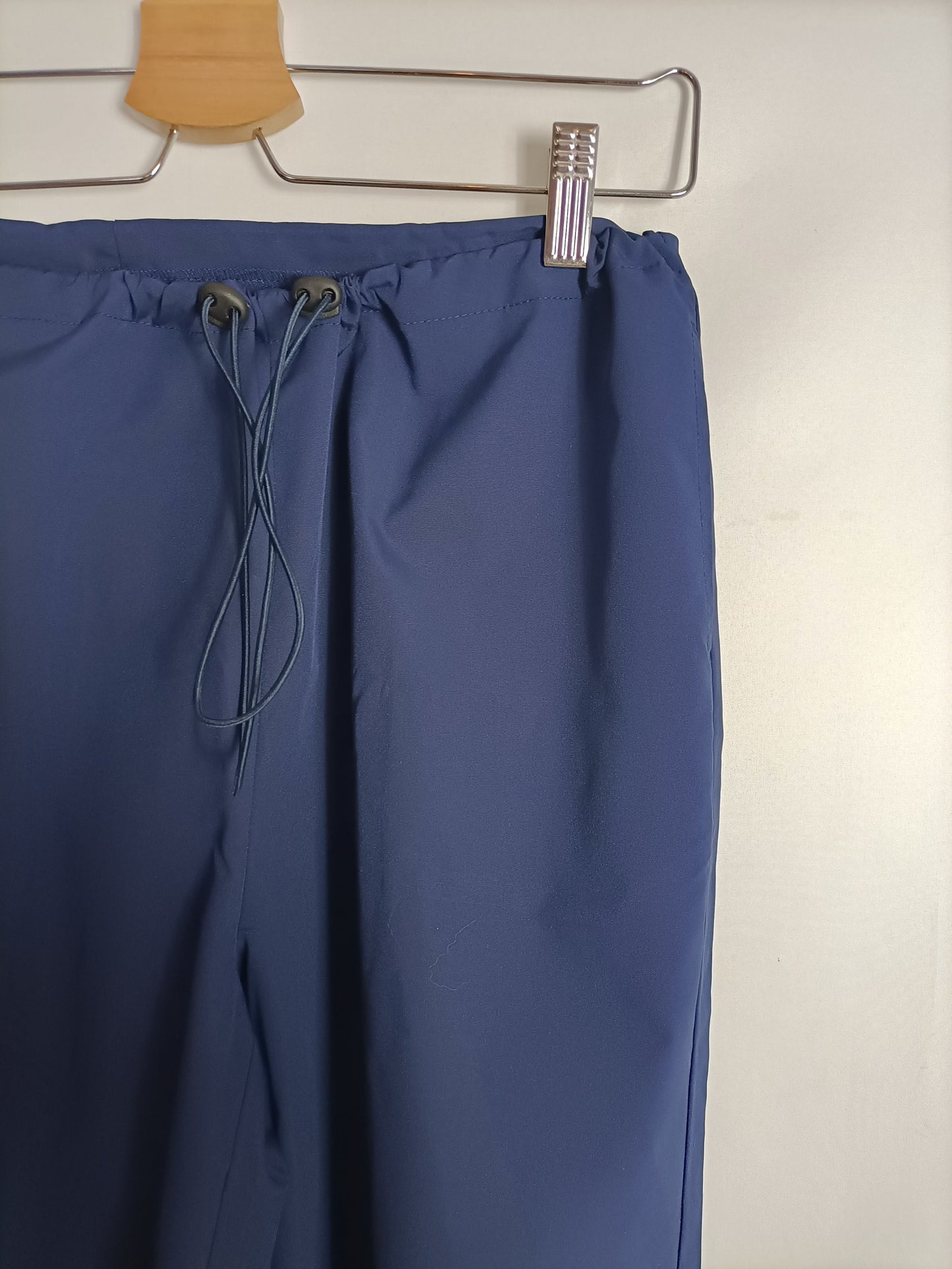 SHEIN. Pantalón ancho azul T.s