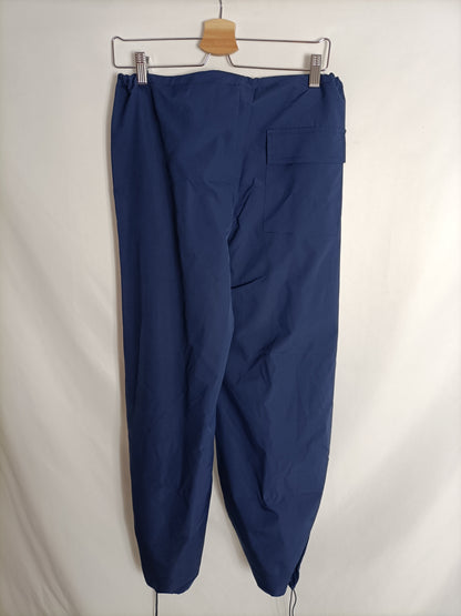 SHEIN. Pantalón ancho azul T.s